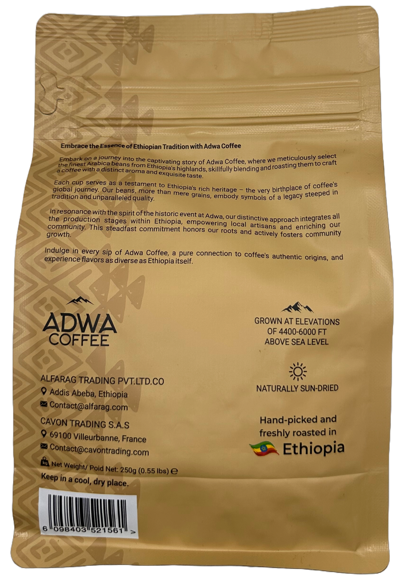 3 - Adwa Coffee 250g – Whole beans
