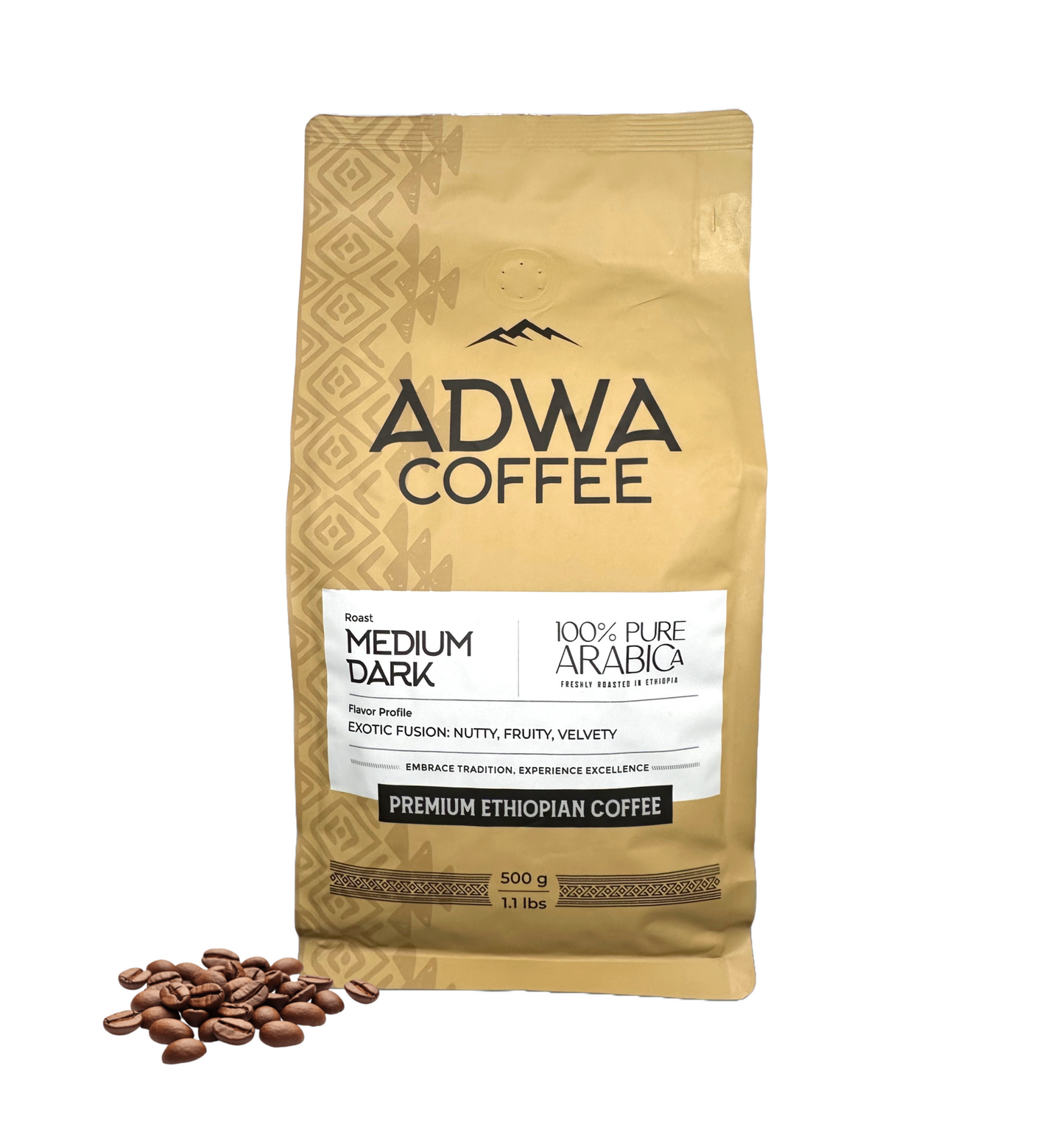 2 - Adwa Coffee 500g – Whole Beans