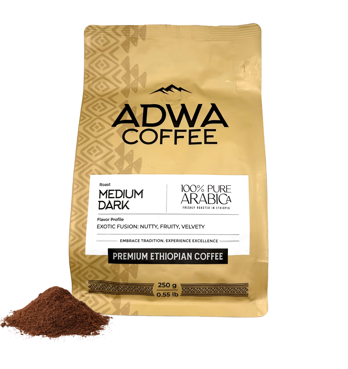 3 - Adwa Coffee 250g – Ground Coffee