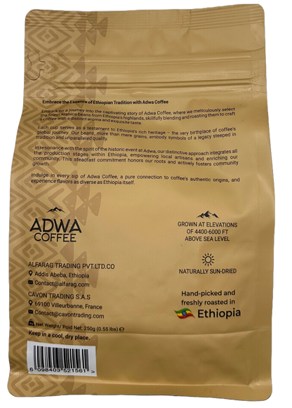 3 - Adwa Coffee 250 g – Whole beans