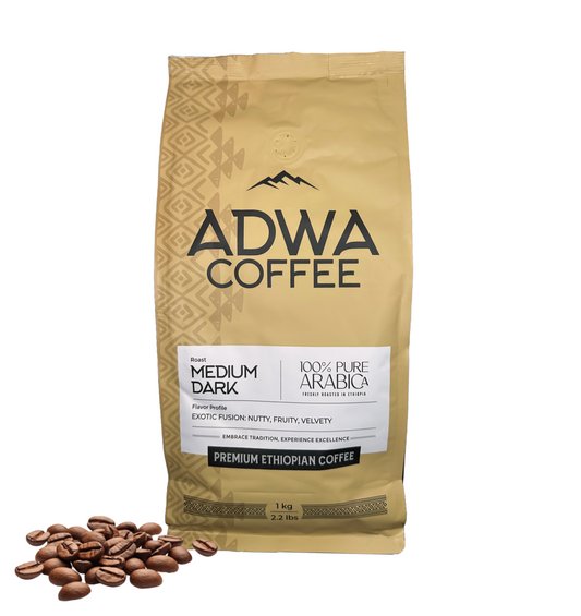 Adwa Coffee 1Kg – Whole Beans