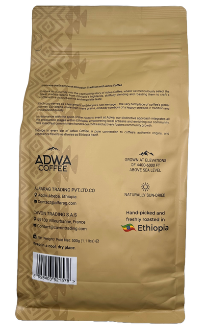 2 - Adwa Coffee 500 g – Whole Beans