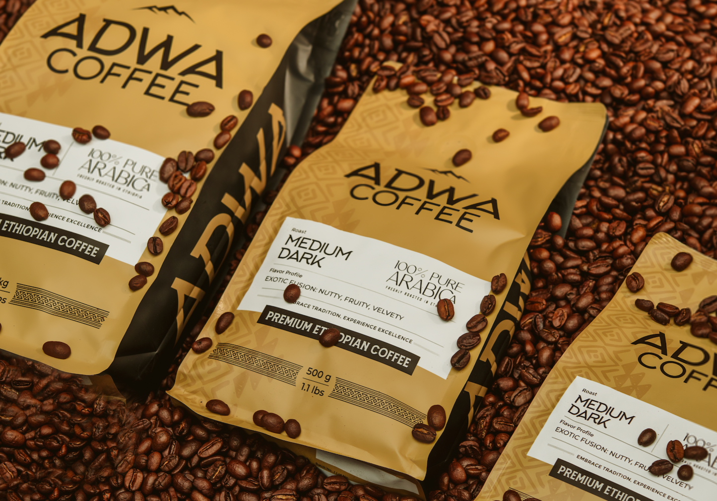 2 - Adwa Coffee 500g – Ground Coffee
