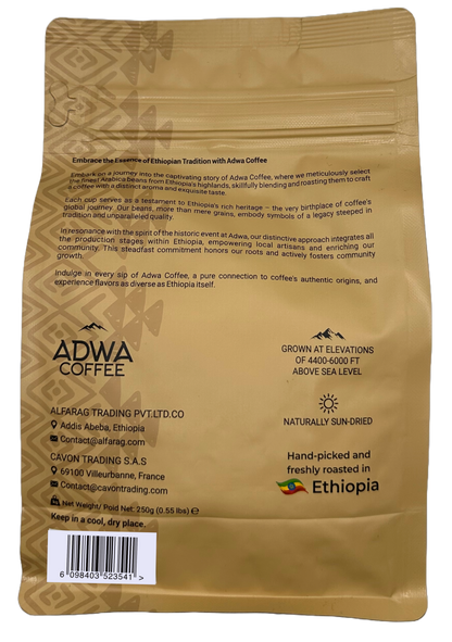 3 - Adwa Coffee 250 g – Ground Coffee